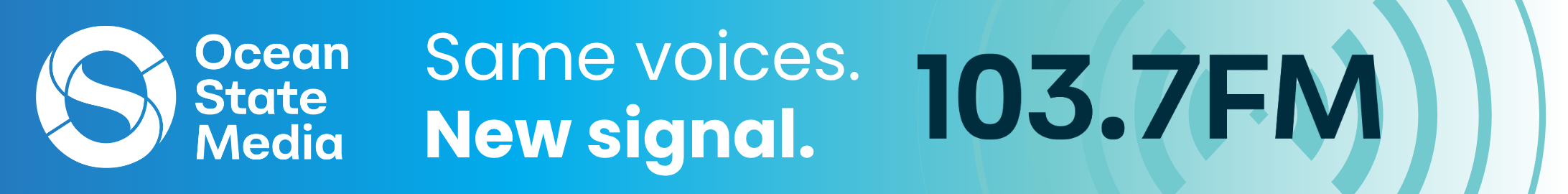 Now on 103.7 FM — support Ocean State Media