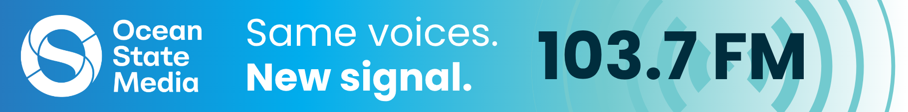 Now on 103.7 FM — support Ocean State Media