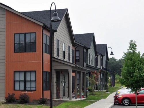 The Pine View Apartments in Exeter was completed in 2022. Women’s Development Corporation completed construction of the 40-unit development, which houses people living on 30% to 60% of the area's median income.