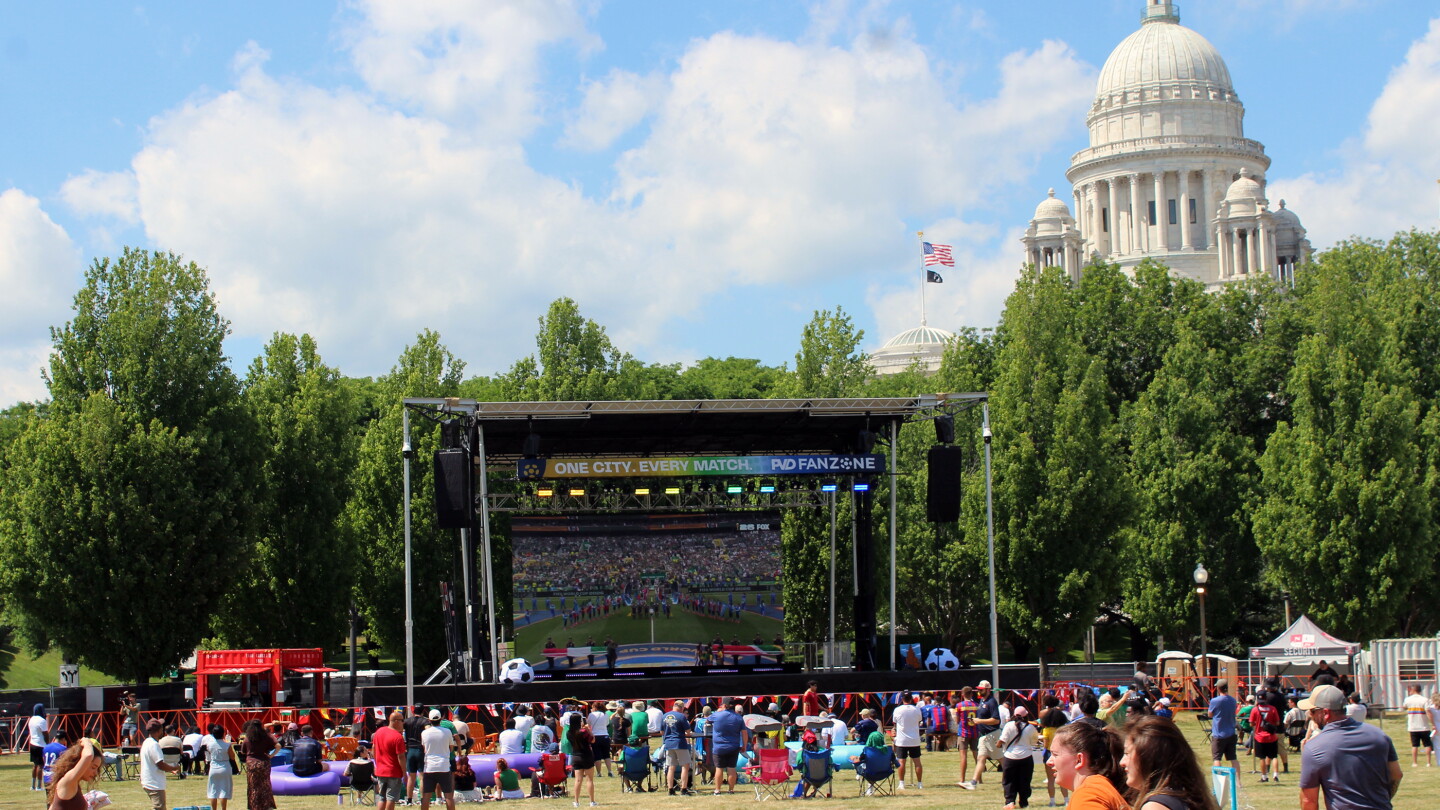 Providence Hosts Official World Cup FanFest Near Rhode Island State House