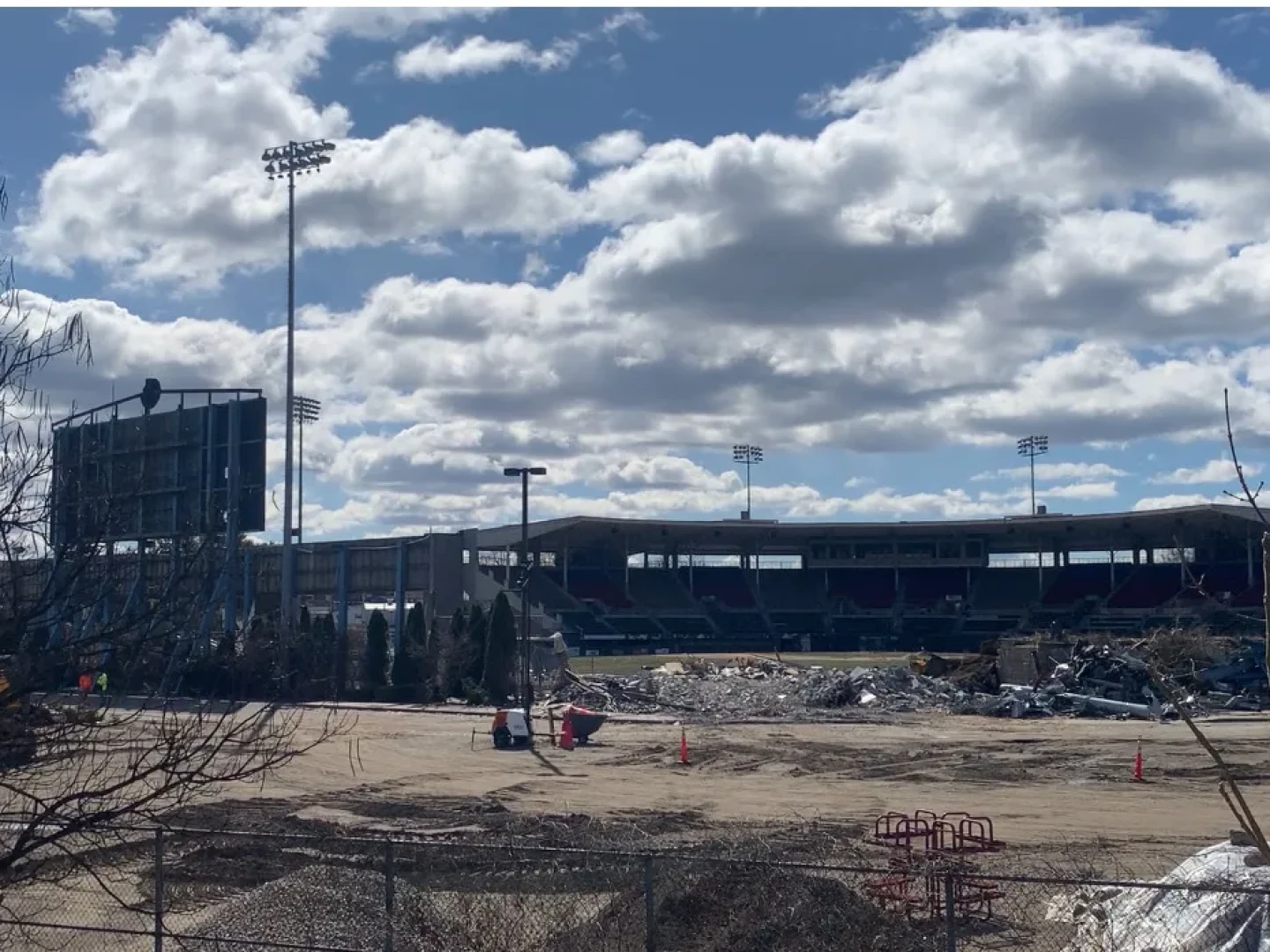 McCoy Stadium in Pawtucket is being demolished. It served as home to the PawSox for 50 years.