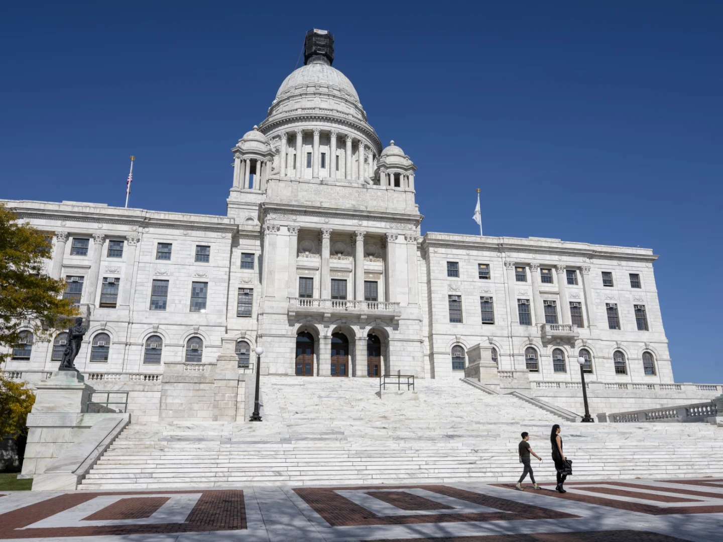 The Rhode Island State House in Providence, R.I.