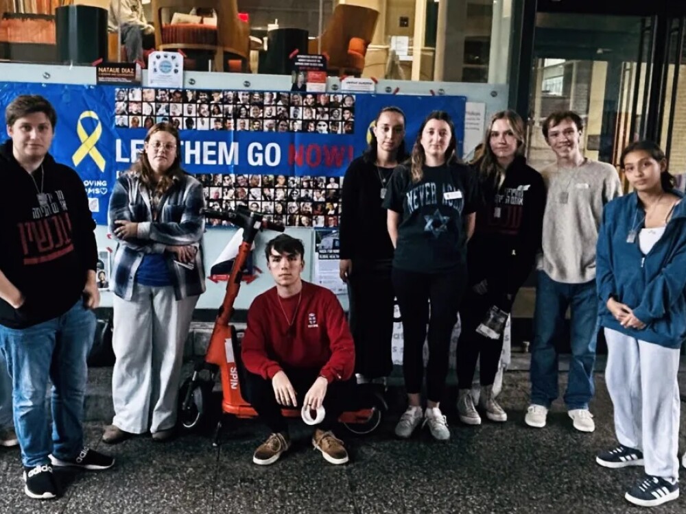 A group of students from Brown RISD Hillel erected installations in Providence remembering the victims of the Oct. 7 attacks in Israel.
