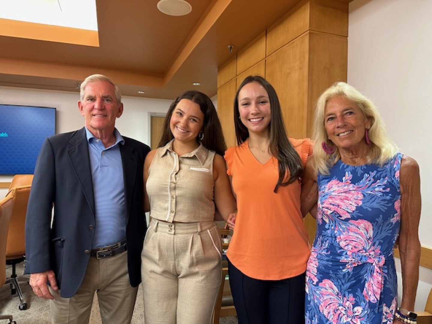 L to R: Fred Flynn, Bella Gomes, McKaylee Swatt, Anne Earle.