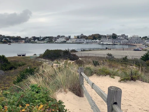 An access way to Napatree Point along Watch Hill Cove is pictured in this image from 2022.