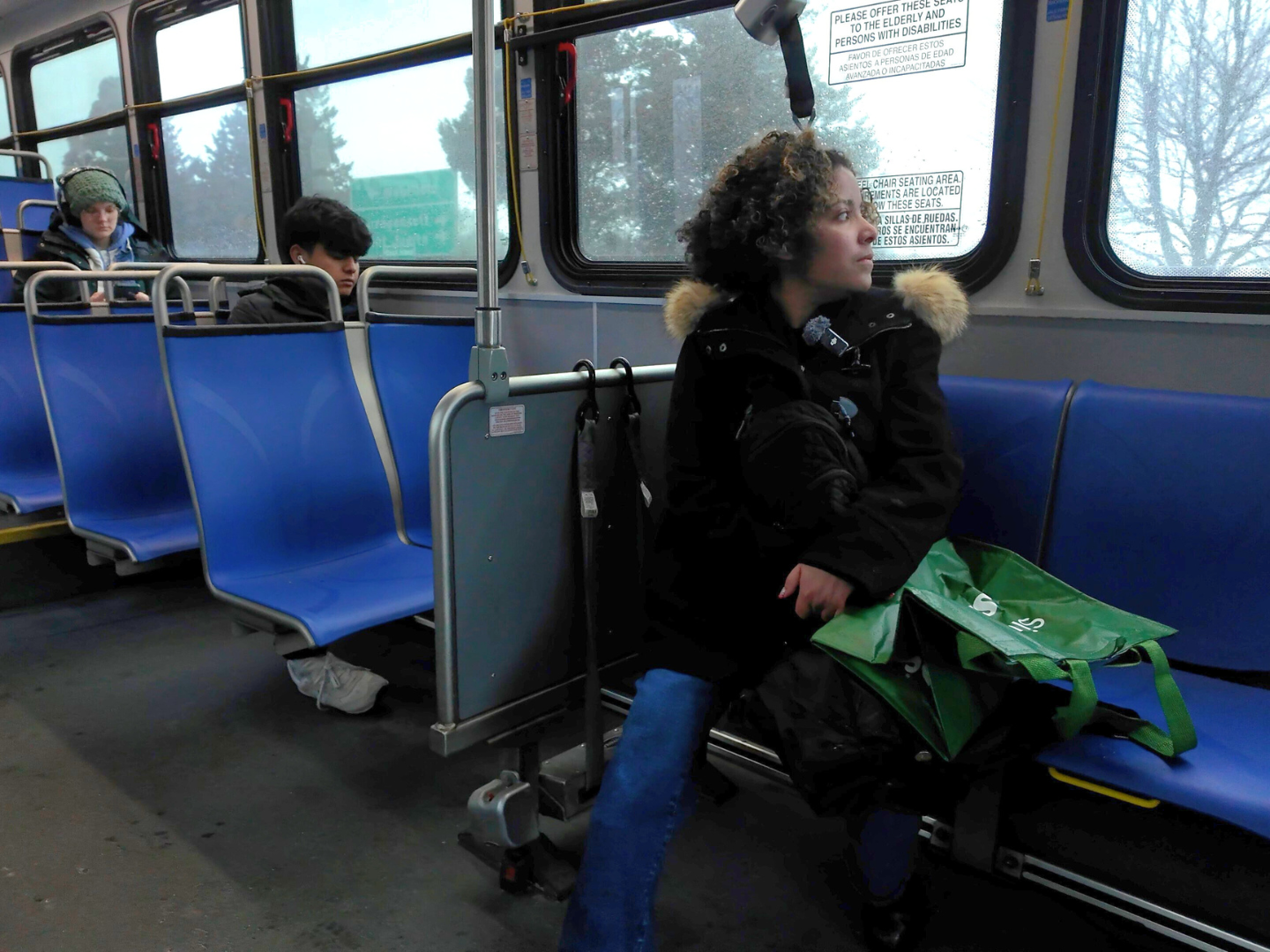 Vivian Skipper quit a part-time job after RIPTA discontinued Sunday bus service on her route.