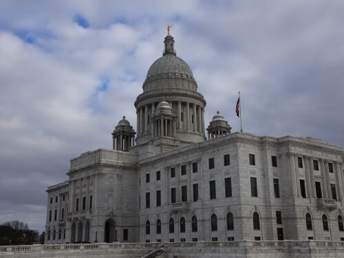 The Statehouse in Providence.