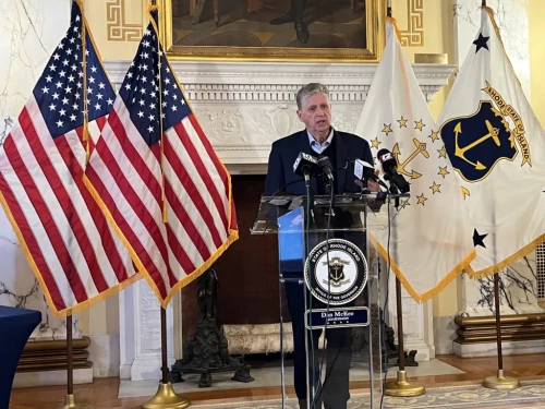 Rhode Island Governor Dan McKee.