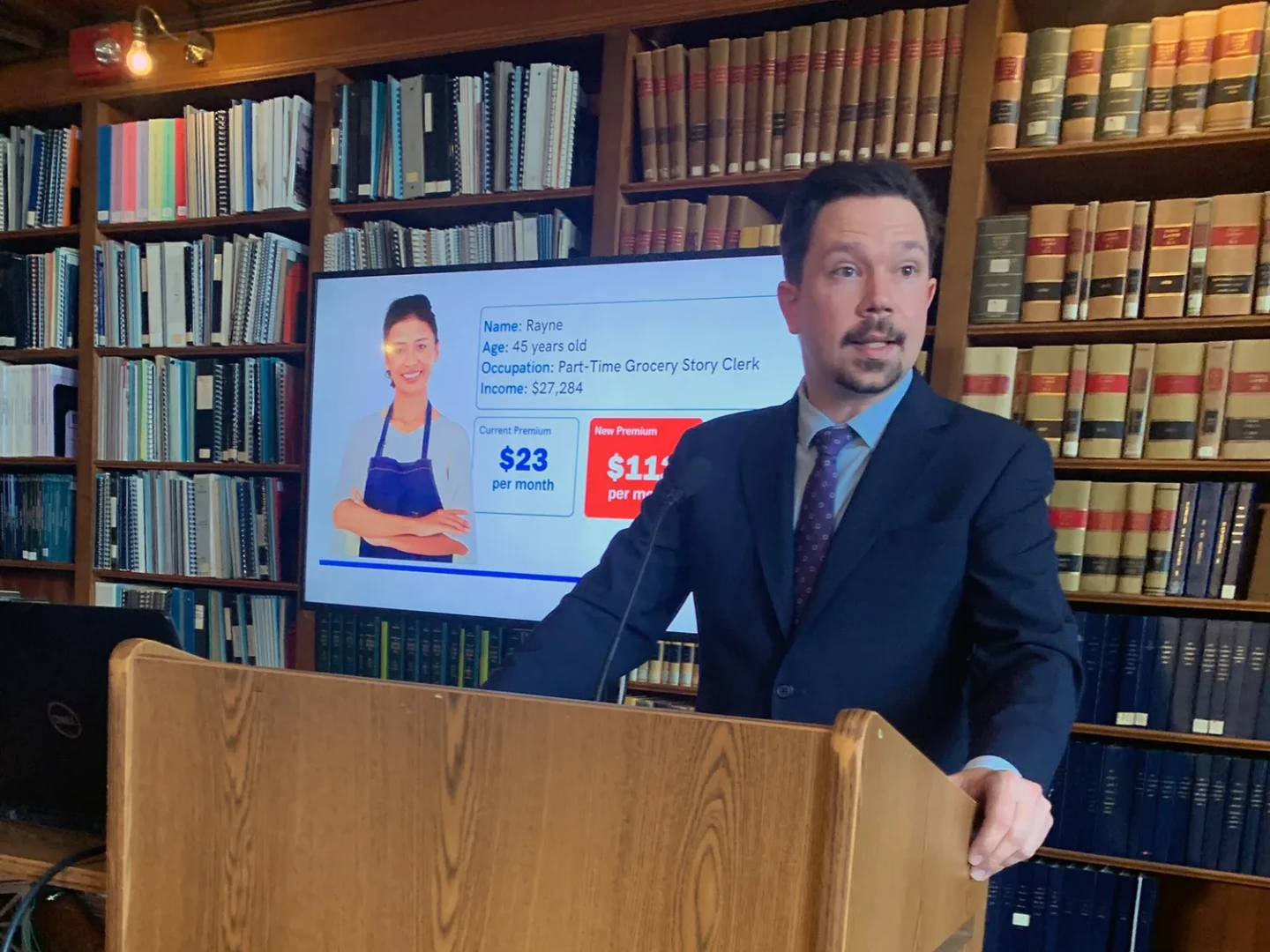 Shamus Durac, co-chair of the Protect Our Healthcare Coalition.