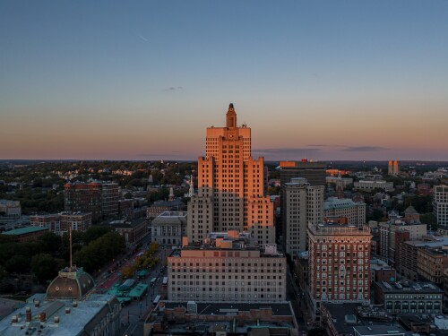The Superman building in downtown Providence has sat empty since 2013. State legislation headed to the Rhode Island Senate Wednesday would allow the owner to qualify for a sales tax waiver on construction materials.