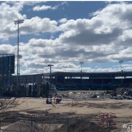McCoy Stadium in Pawtucket is being demolished. It served as home to the PawSox for 50 years.