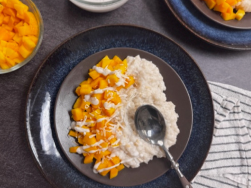 This mango sticky rice brings together warm coconut rice and ripe mango for a dessert that’s rich, sweet, and wonderfully satisfying. With just a few ingredients, it’s an easy way to create a classic treat at home.