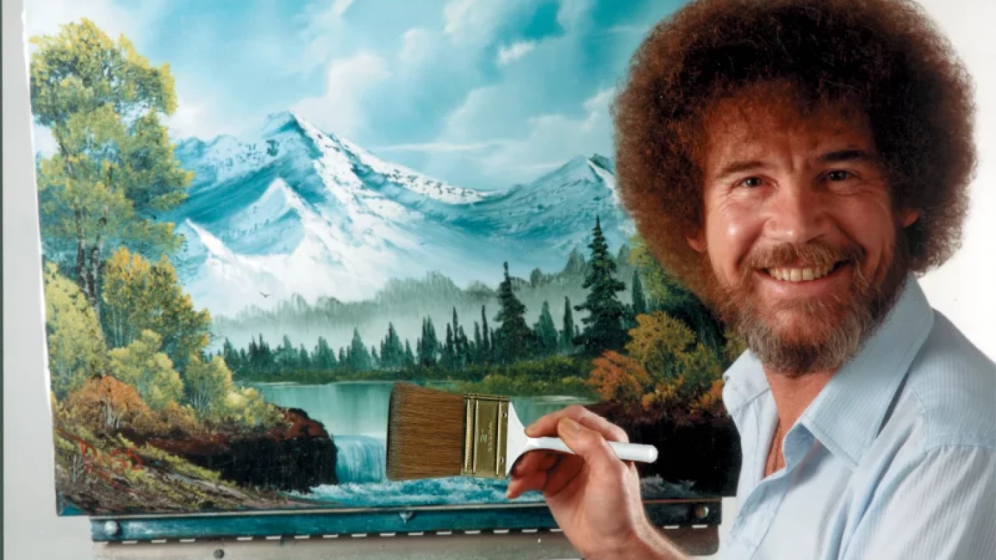 The late Bob Ross encouraged millions of Americans to make and appreciate art through his show The Joy of Painting, which has aired on PBS stations since 1983.