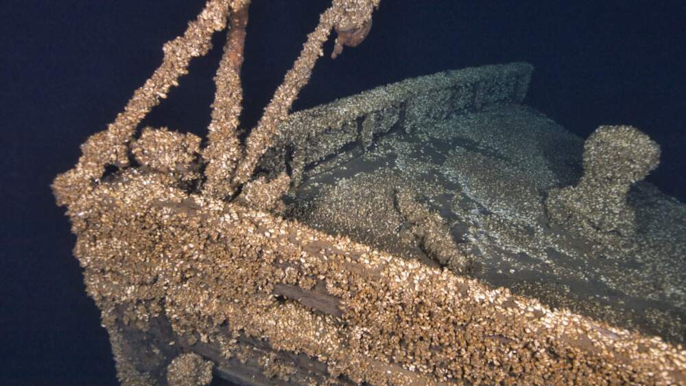 Bonney operated the ROV Rhody on May 28 to remotely conduct a photogrammetry survey of the steamship Iona, which sank in Lake Ontario 1912.
