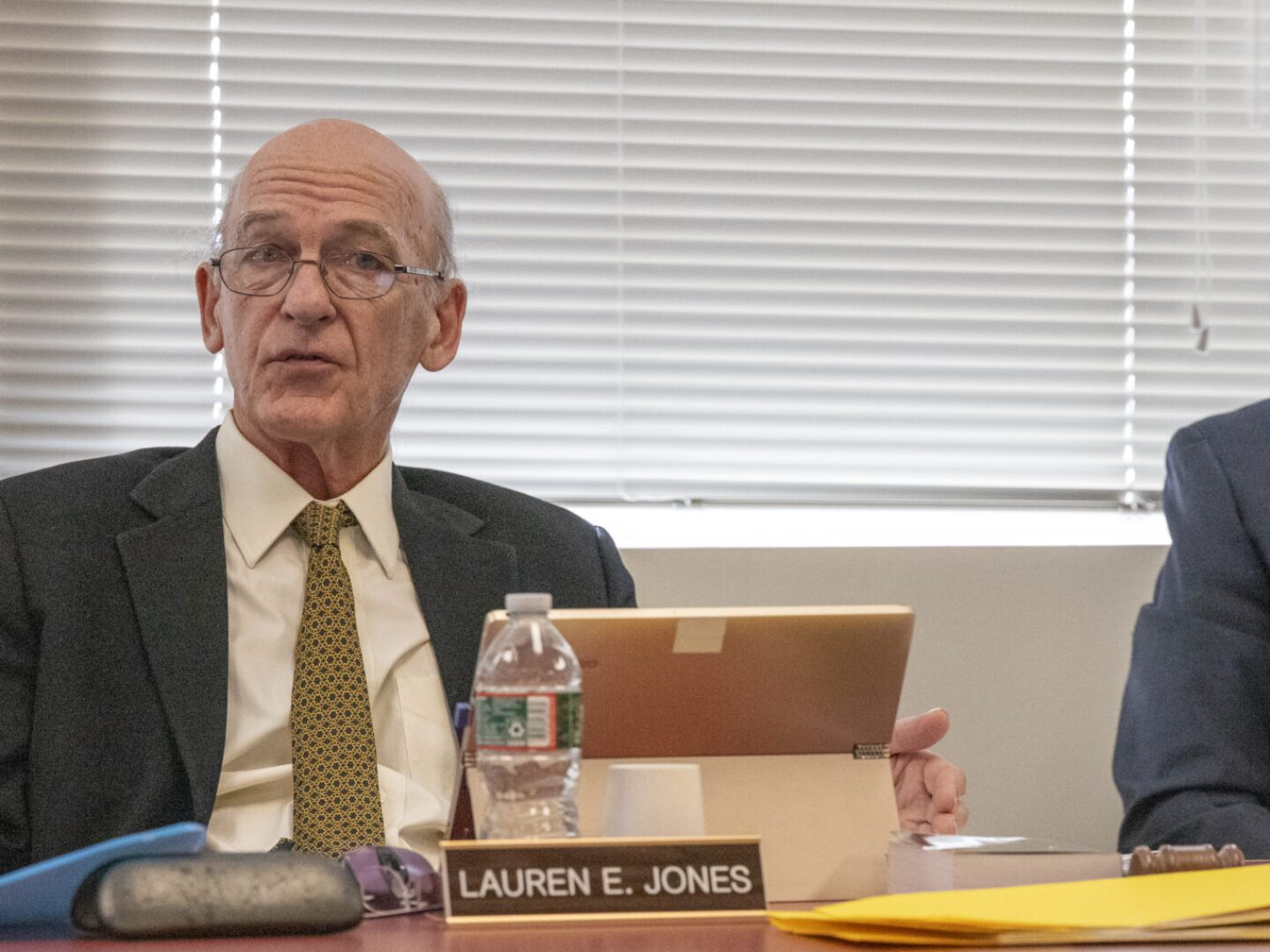 Rhode Island Ethics Commission Chair Lauren E. Jones during the panel’s Sept. 30, 2025, meeting in Providence.